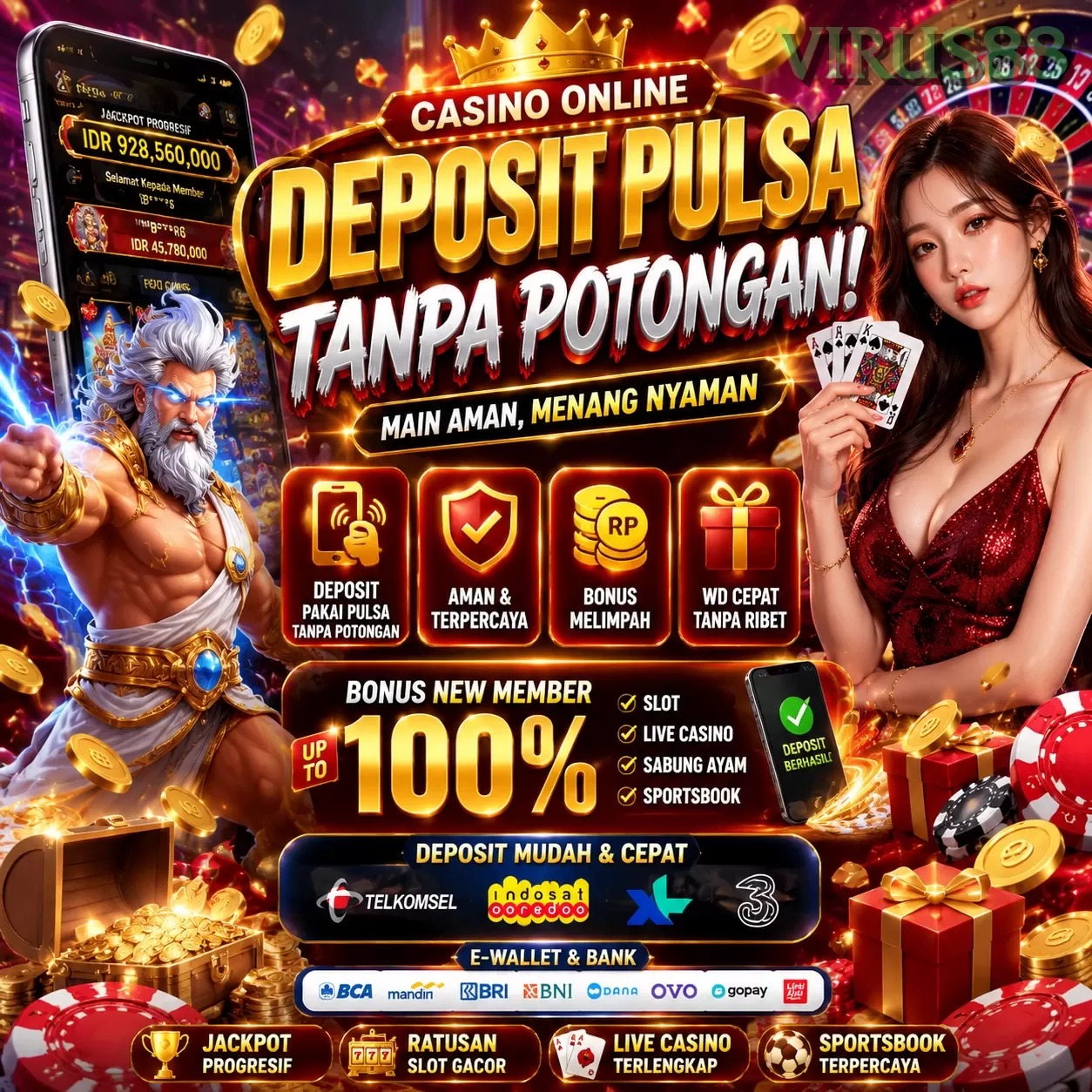 Strategi Menang Bermain di virus88 untuk Pemula